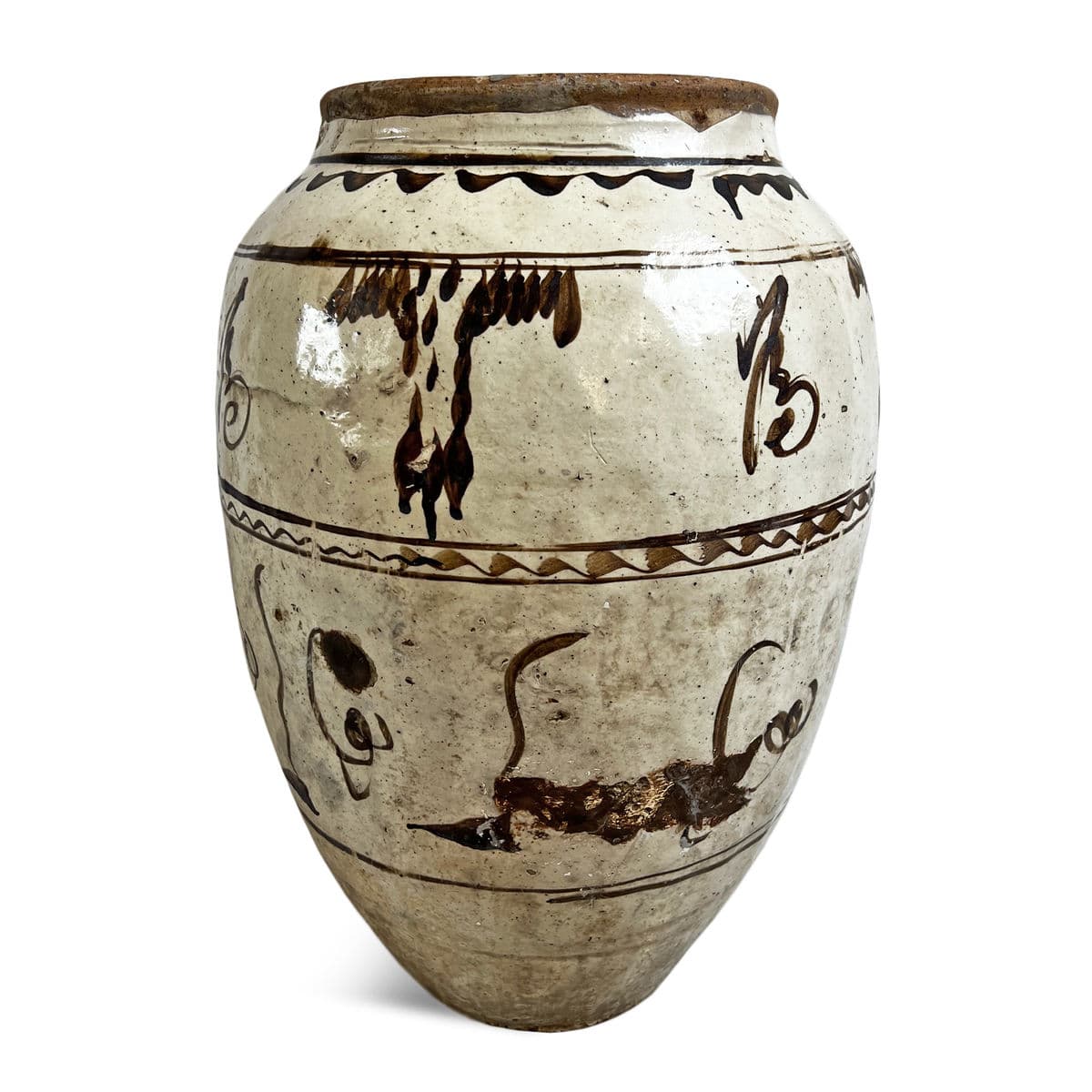 Large Antique Cizhou Pottery - Thumbnail 3