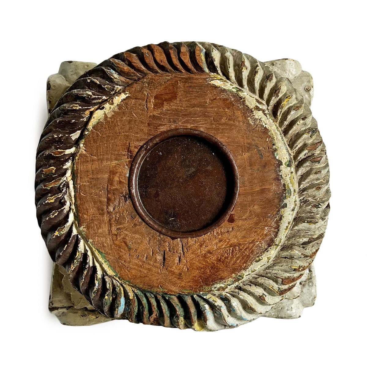 Antique Corinthian Candle Stand - Thumbnail 3