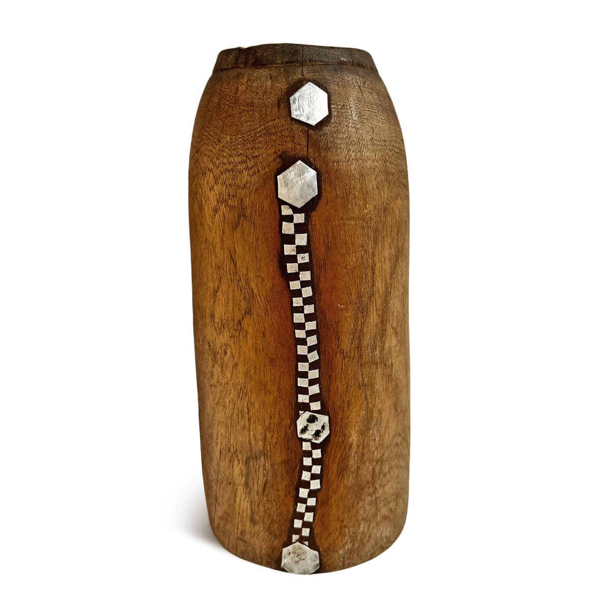 Vintage Tutsi Wood Pot - Thumbnail 3