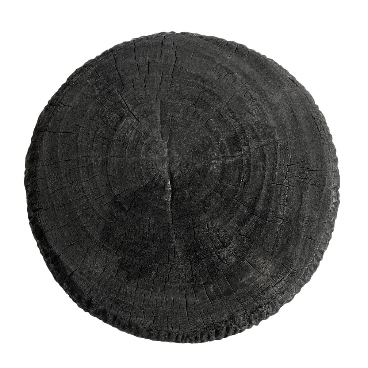 Black Big Boda Wood Stool Table - Thumbnail 3