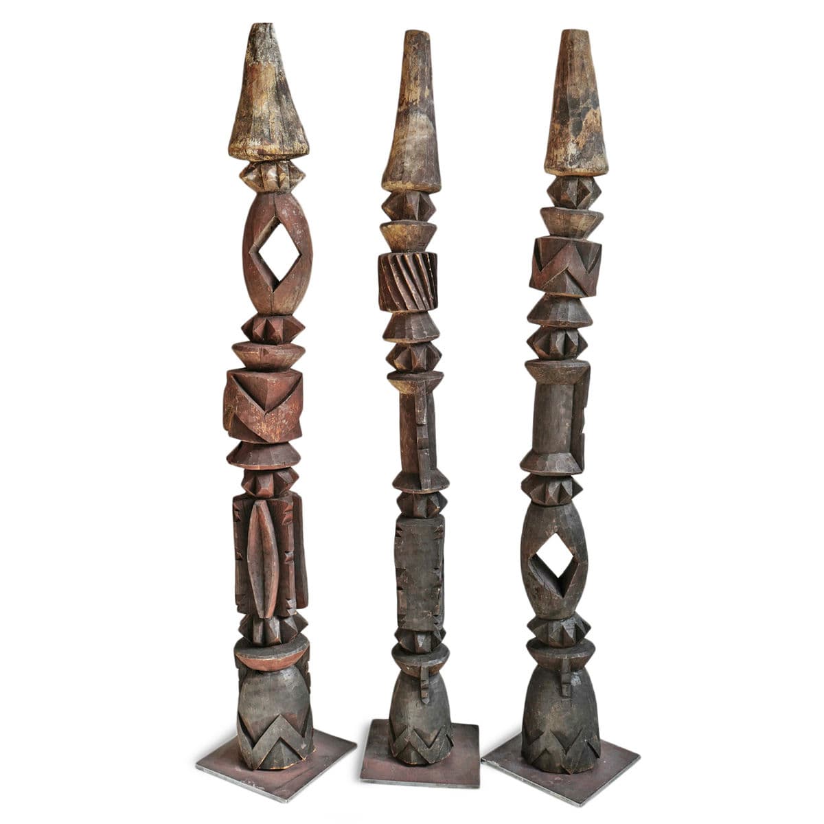 Old Nigerian House Post on Stand - Thumbnail 3