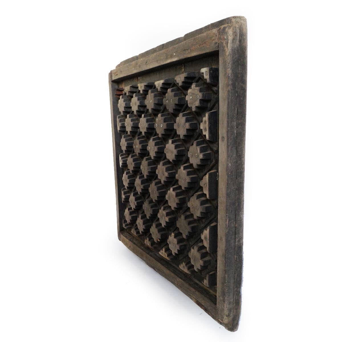 Antique Wood Print Block Panel - Thumbnail 3