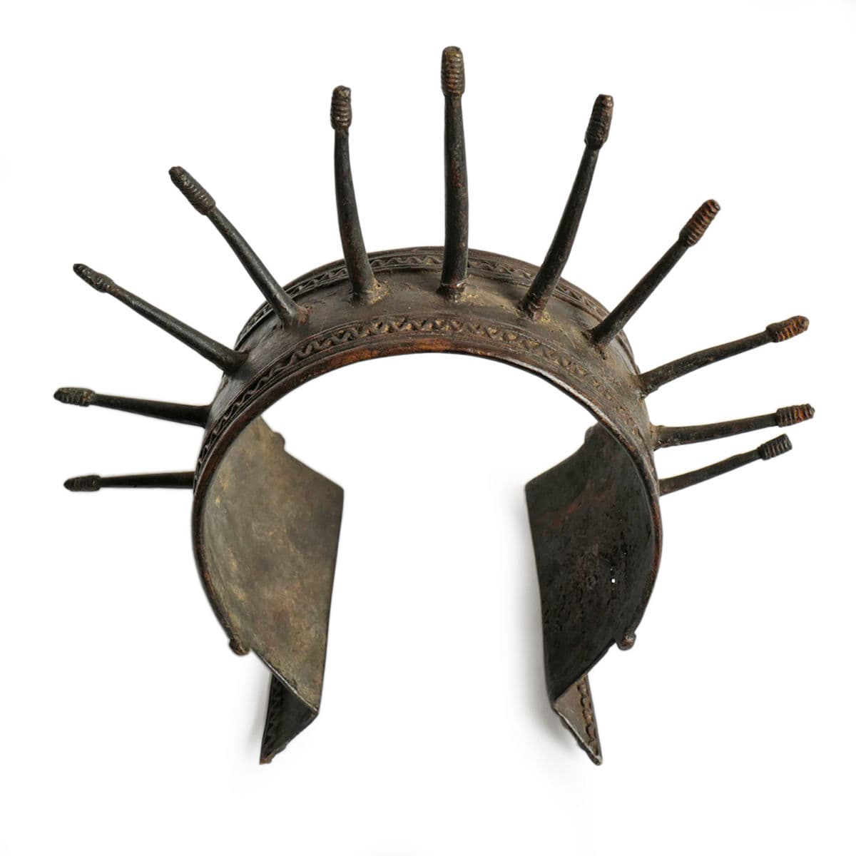 Antique Nigerian Bronze Currency - Thumbnail 3