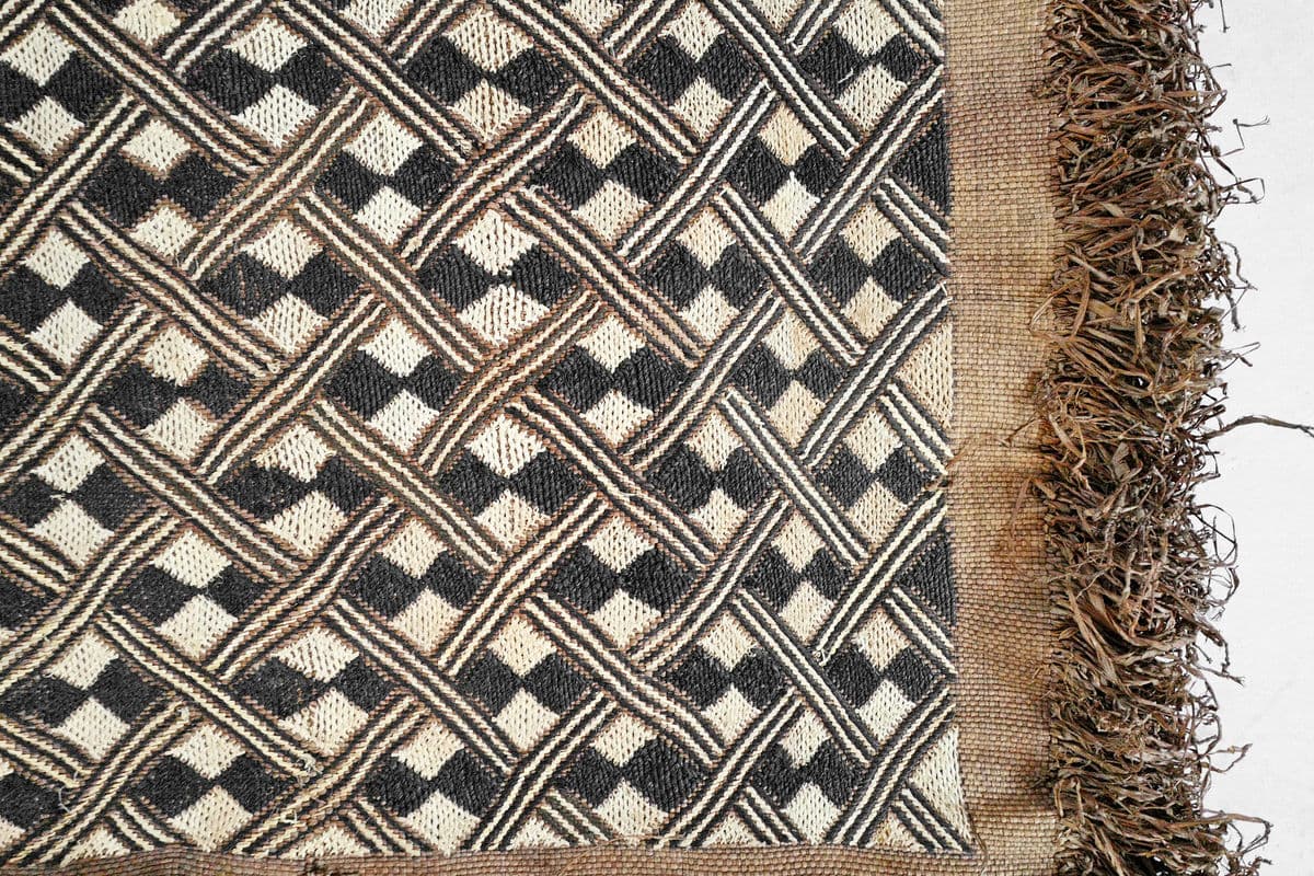 Vintage Kuba Grass Textile - Thumbnail 3