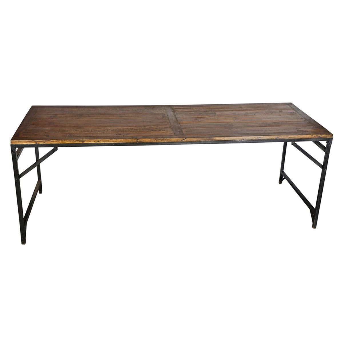 Salvaged Wood Folding Counter Table - Thumbnail 3