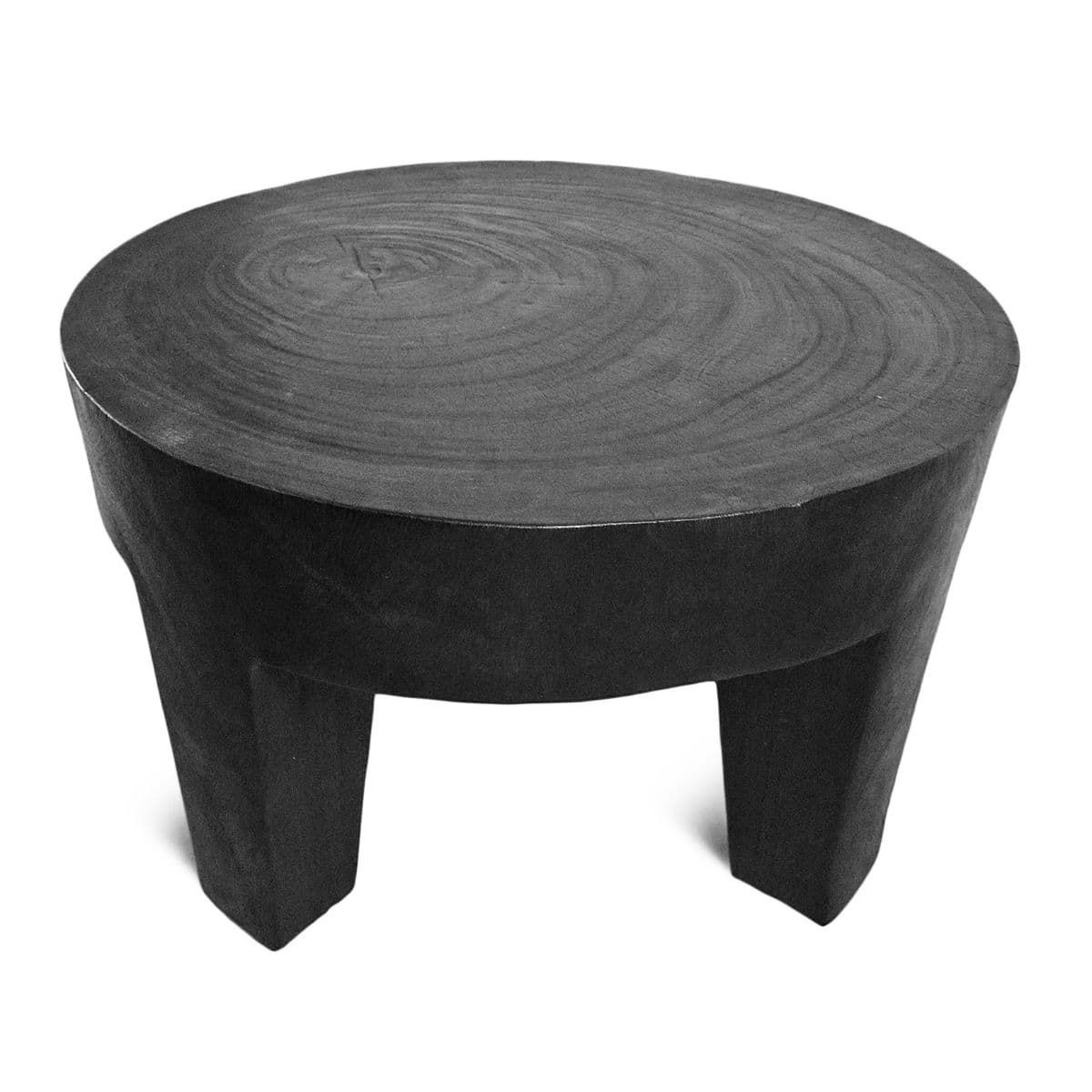 Jetta Ebony Round Low Table - Thumbnail 3