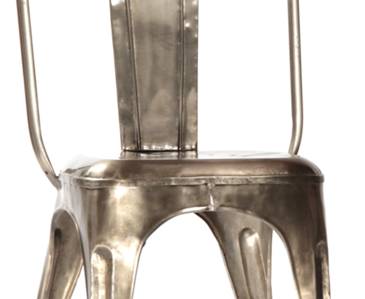 Industrial Iron Dining Chair - Thumbnail 3