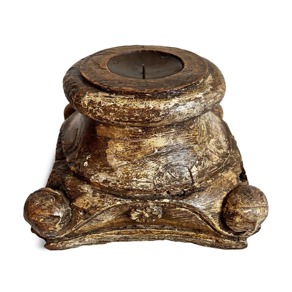 Antique Corinthian Candle Stand - Thumbnail 3
