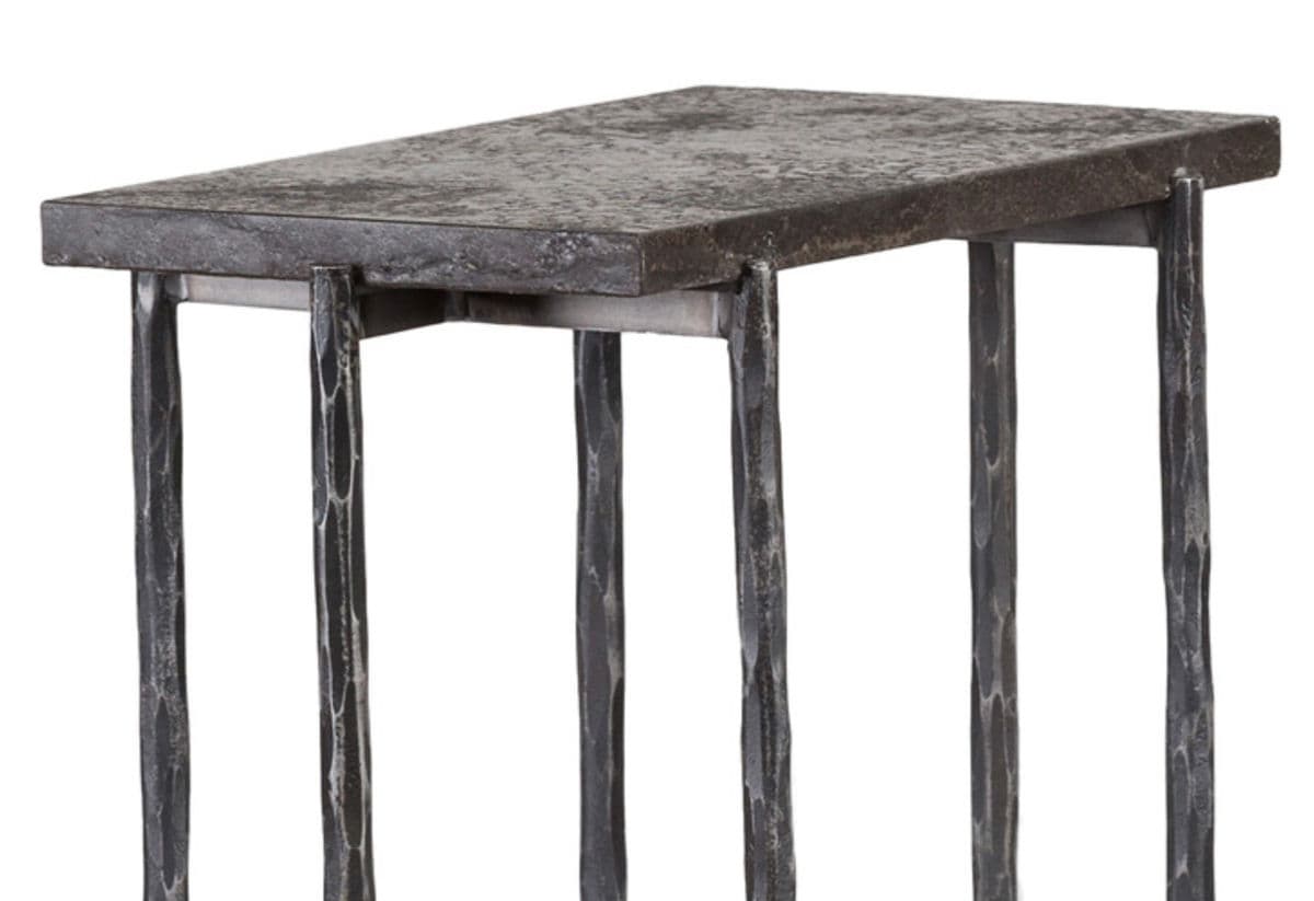 Grey Smoke Slate Side Table 16 - Thumbnail 3