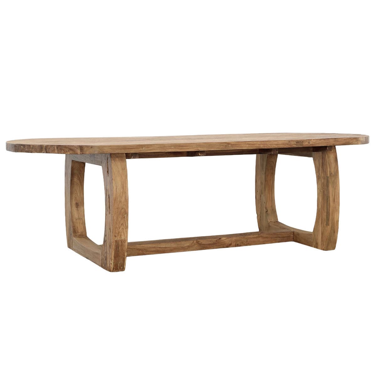 Harlo Salvaged Teak Outdoor Dining Table - Thumbnail 3