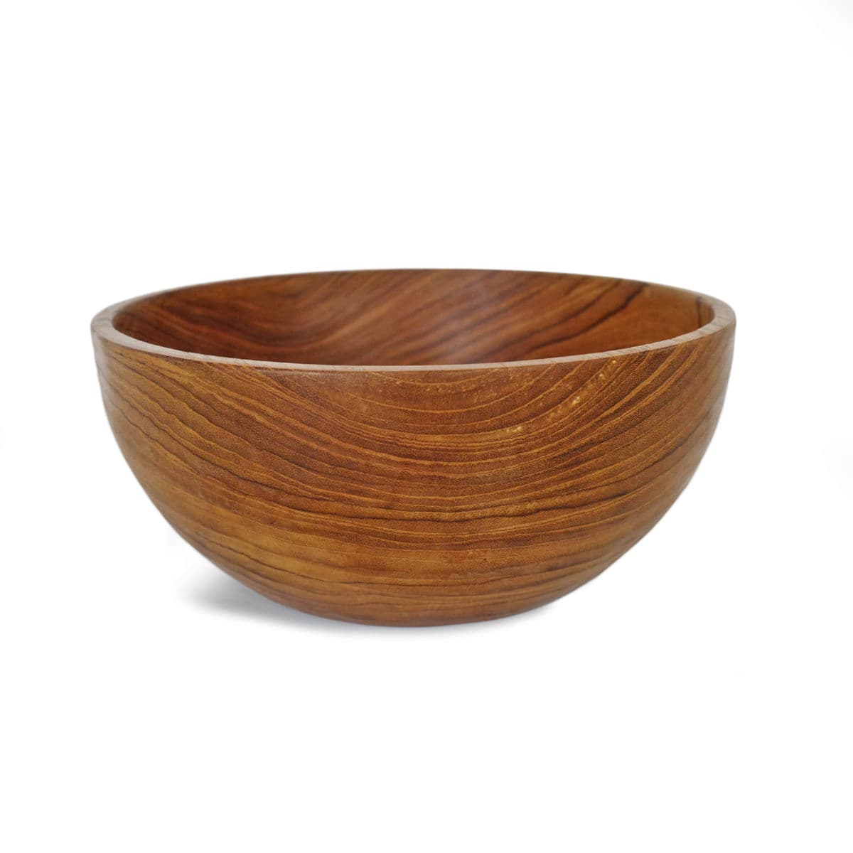 Simple Teak Wood Bowl - Thumbnail 3