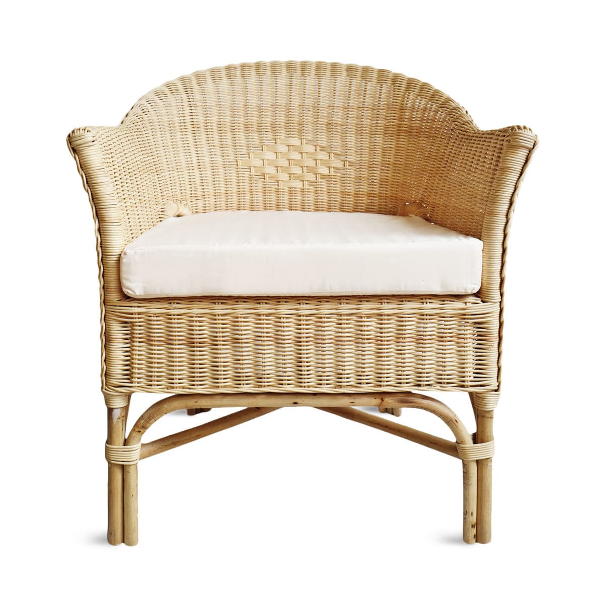 Boheme Raw Rattan Club Chair - Thumbnail 3