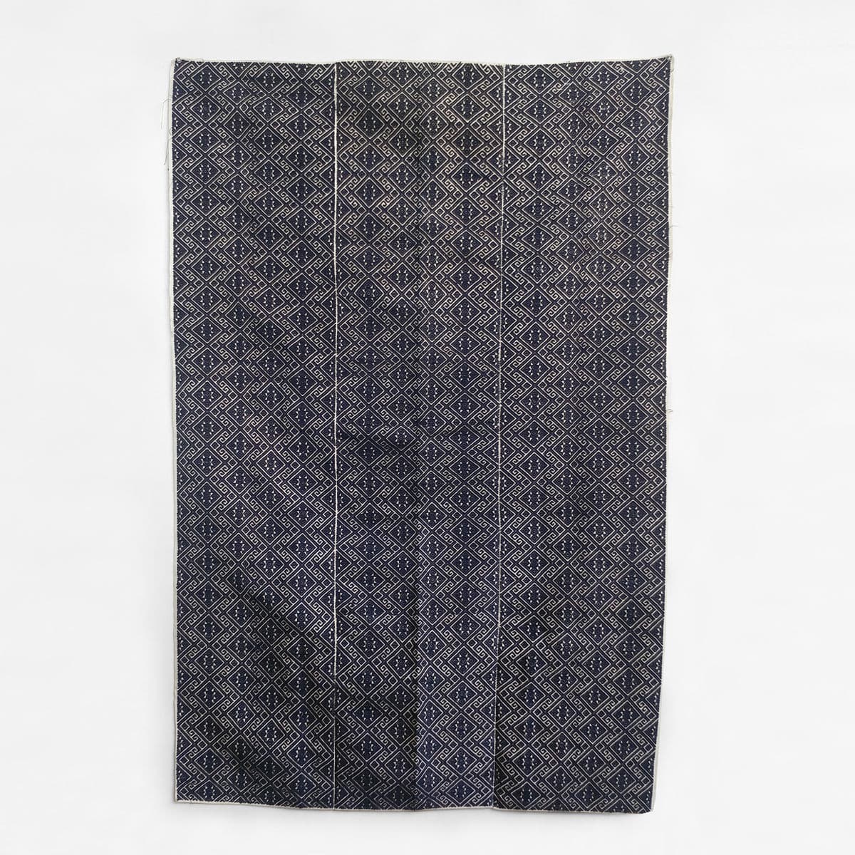 Vintage Embroidered Wedding Quilt Fabric - Thumbnail 3