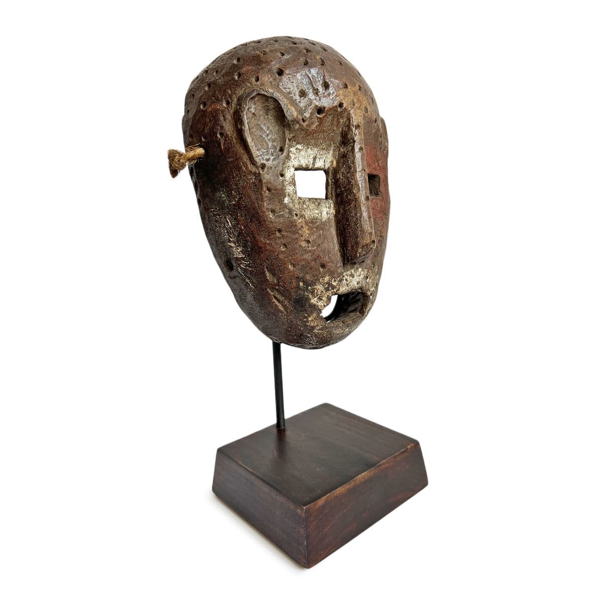 Old Mbaka Leopard Mask on Stand - Thumbnail 3