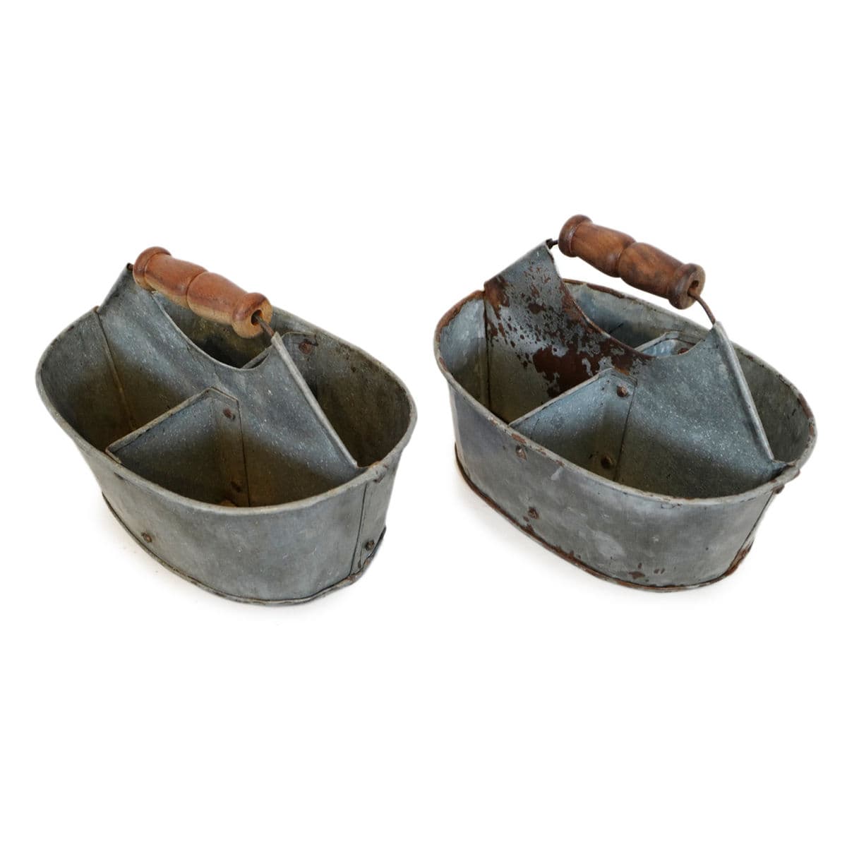 Vintage Galvanized 4-Way Bucket - Thumbnail 3