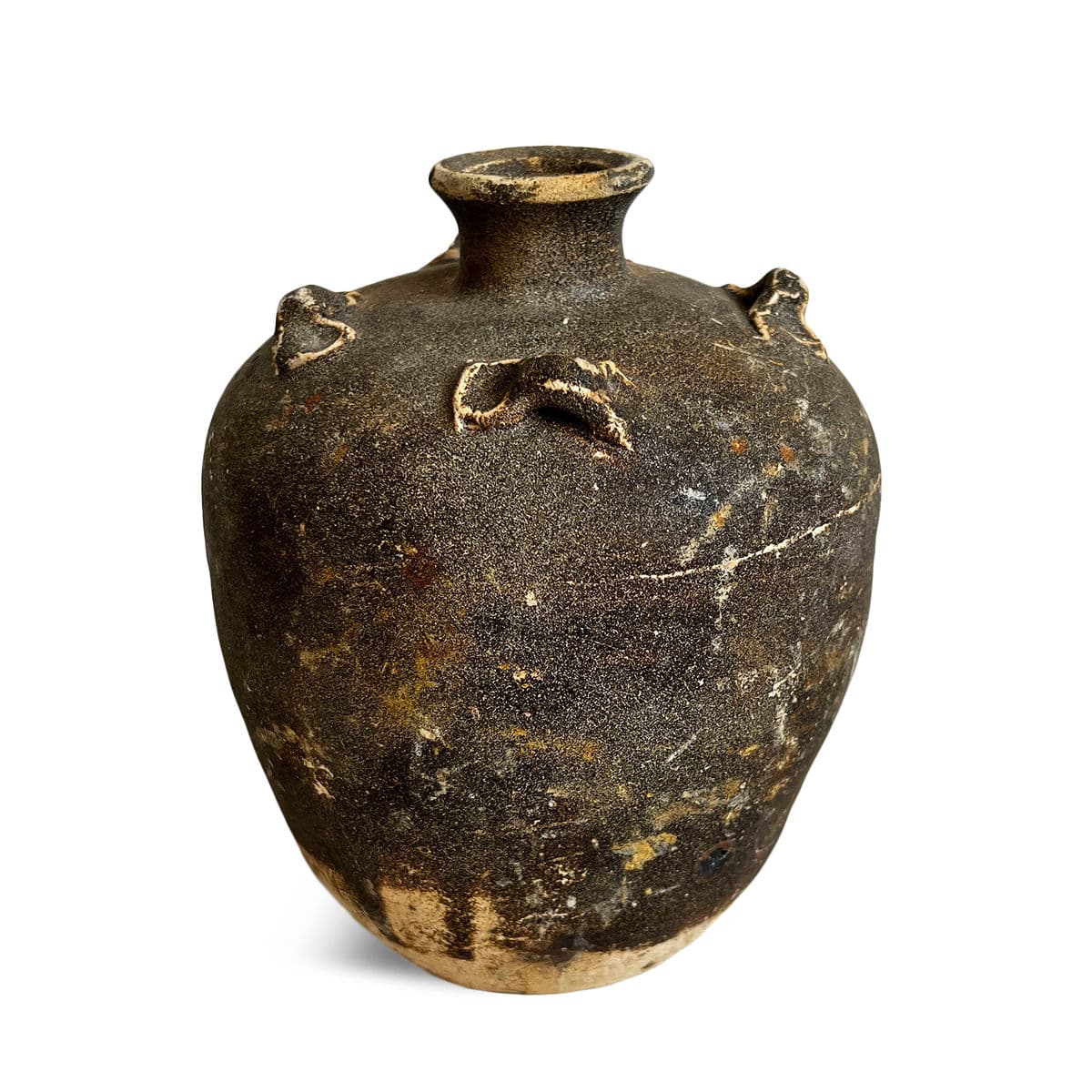 Antique Asian Earthware Pot - Thumbnail 3