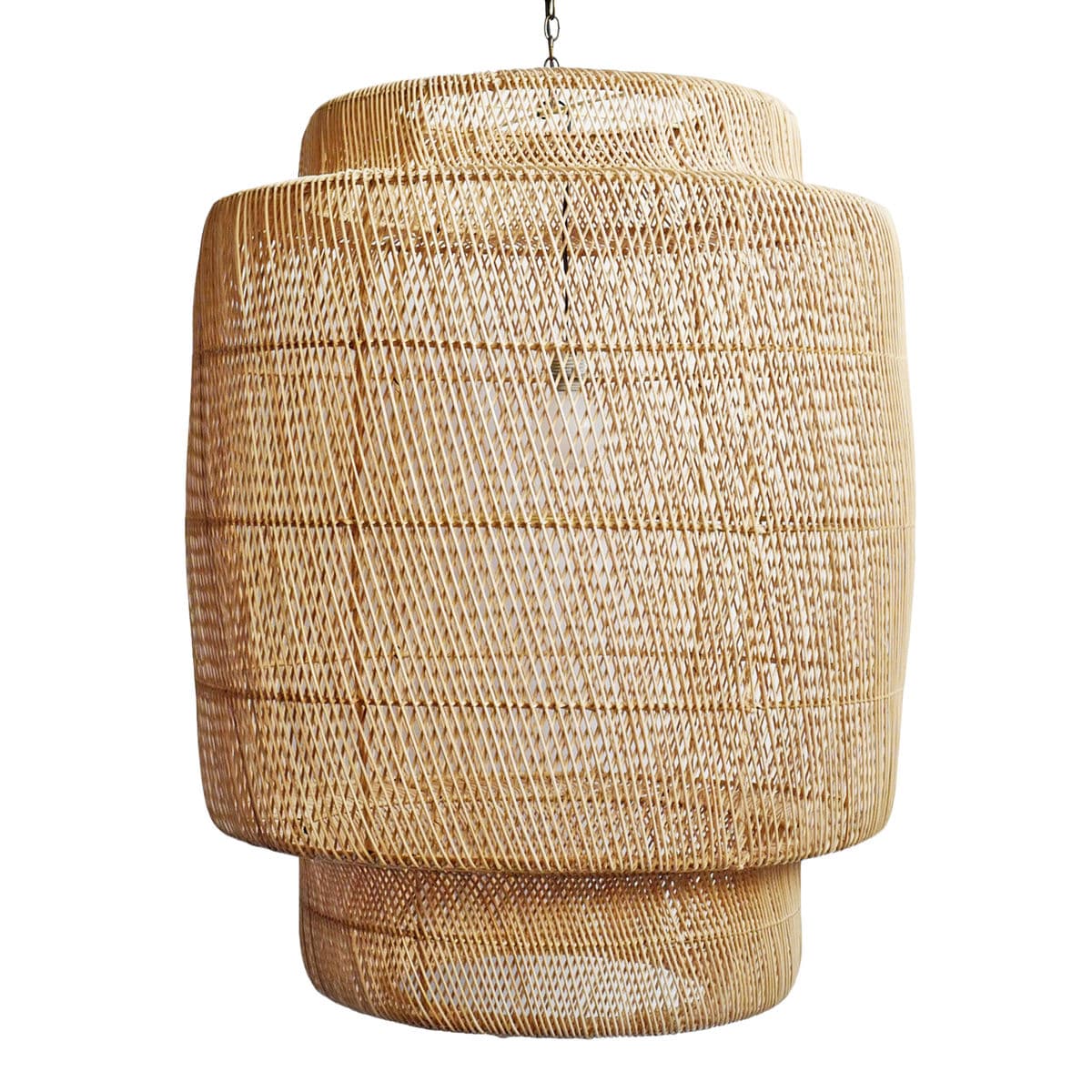 Natural Wicker Liberty Lantern Large - Thumbnail 3