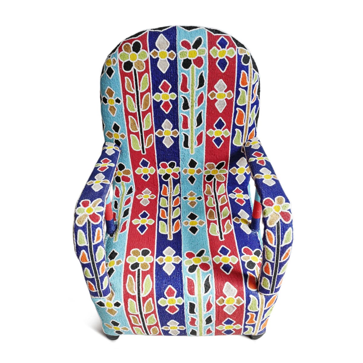 Yoruba Beaded Chair - Thumbnail 3