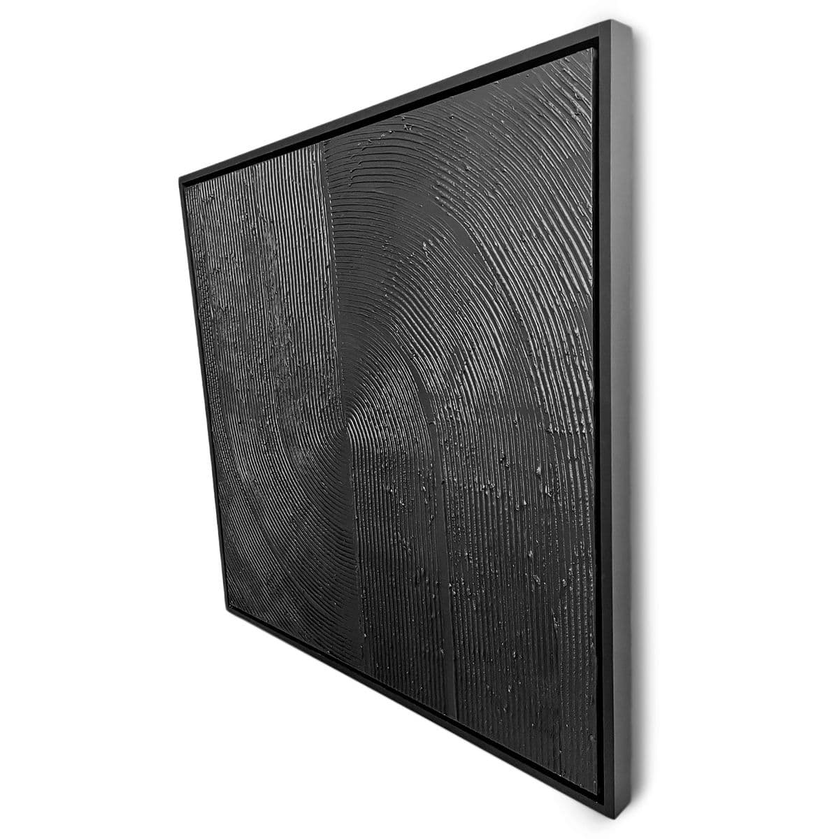 Ebony Half Swirl Wall Art - Thumbnail 3