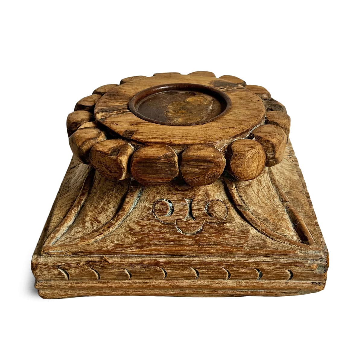 Antique Corinthian Candle Stand - Thumbnail 3