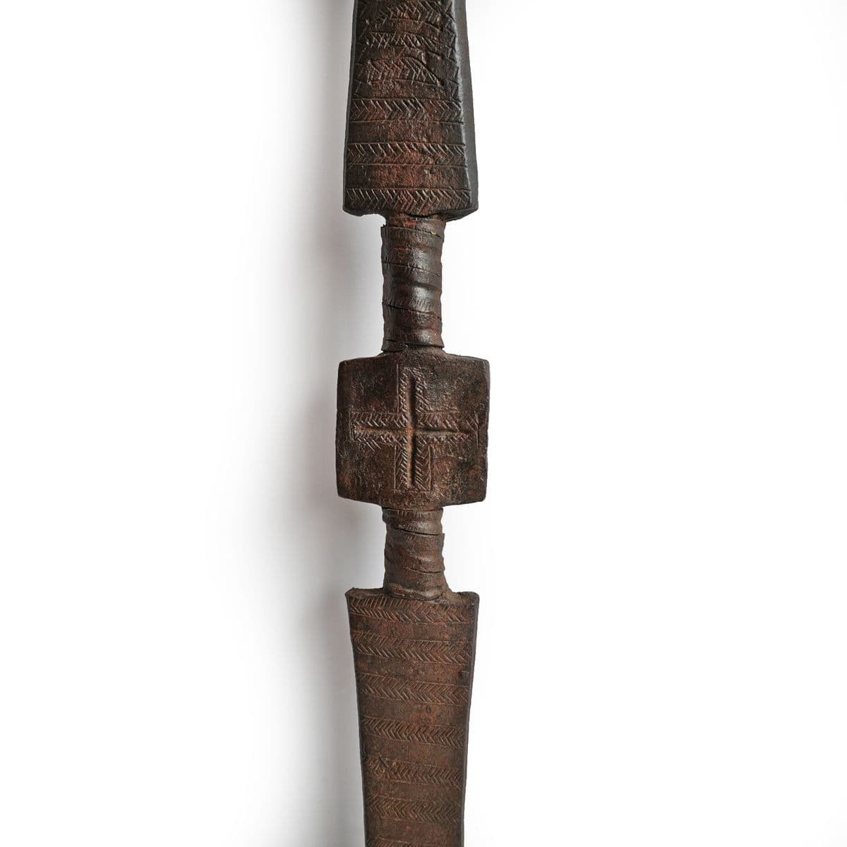 Yoruba Opa Orisa Oko Iron Staff - Thumbnail 3