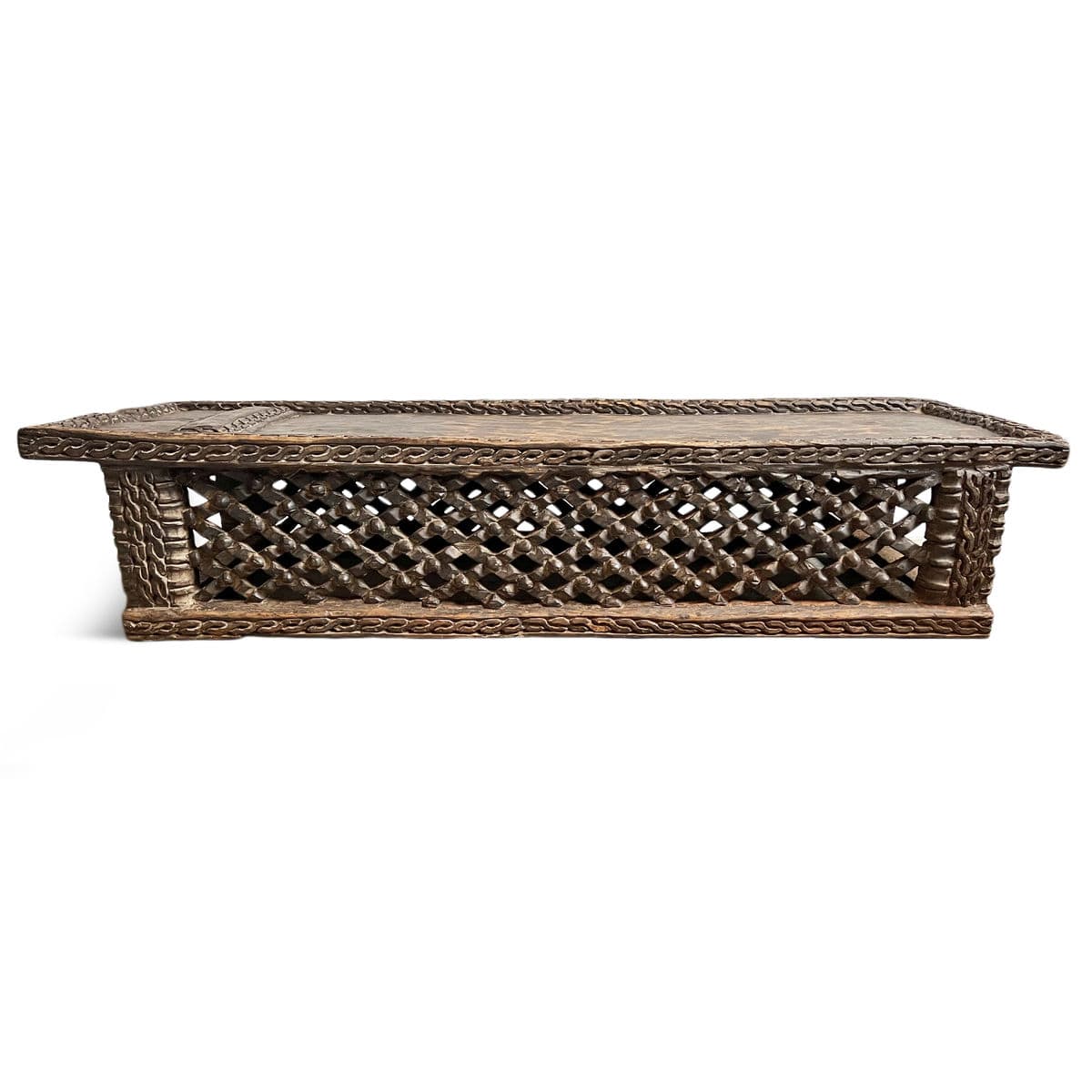 Vintage Bamileke Bench Bed - Thumbnail 3