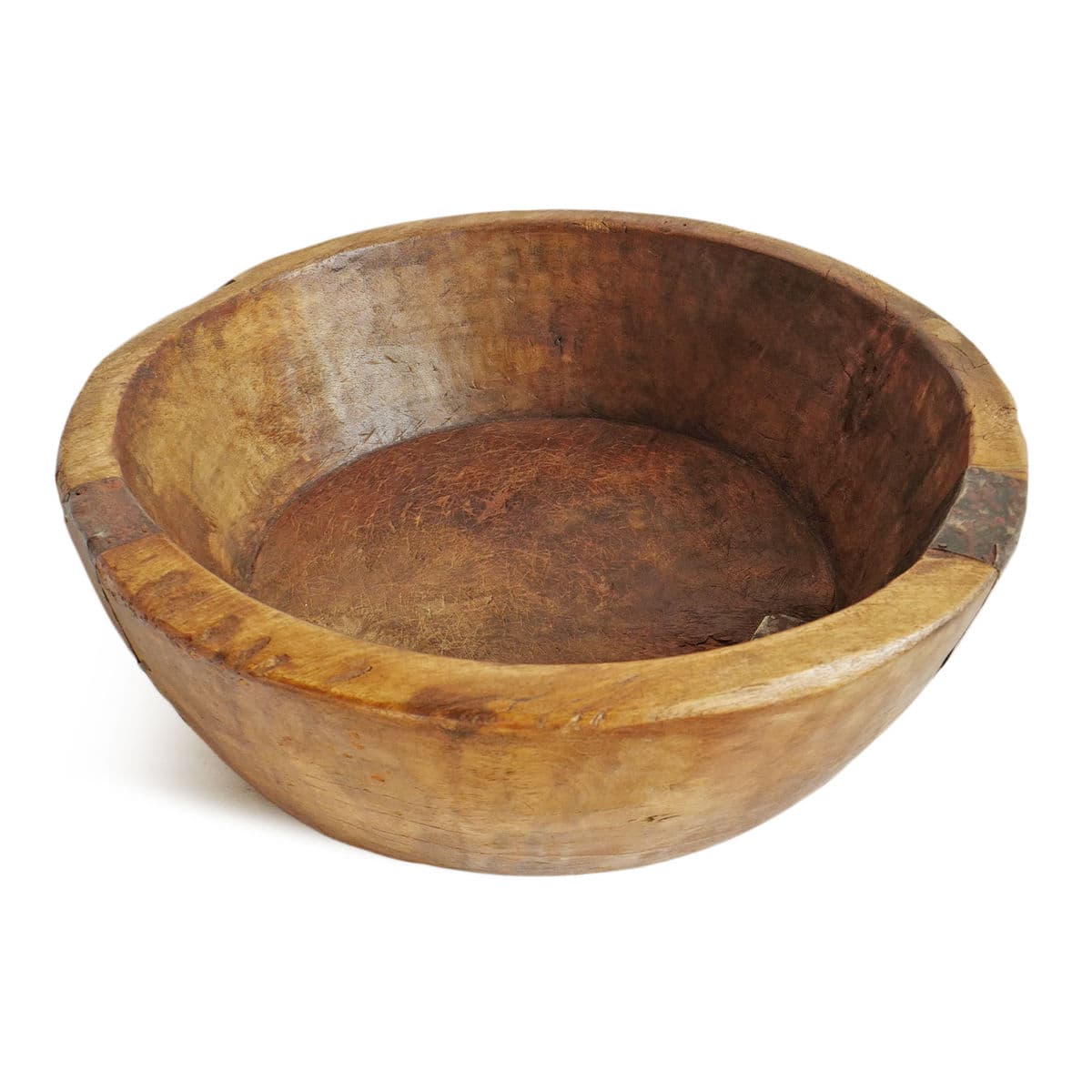 Vintage Teak India Wood Bowl - Thumbnail 3