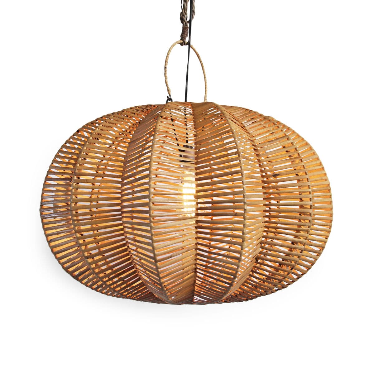 Split Stain Pumpkin Pendant Lantern 24 - Thumbnail 3