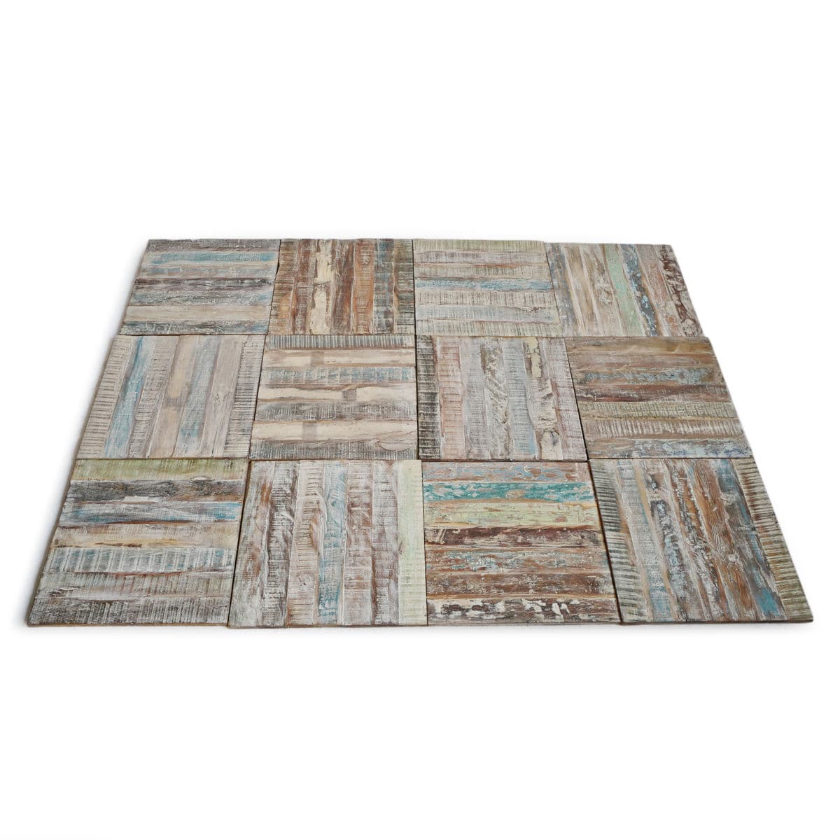 Reclaimed Wood Flooring Tiles - Thumbnail 3