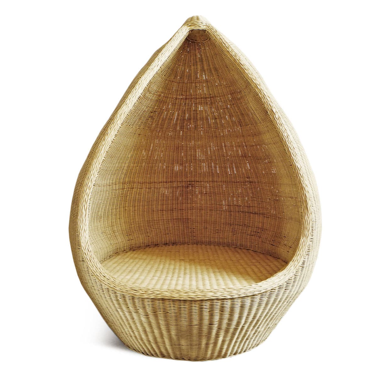 Raw Wicker Pod Chair - Thumbnail 3