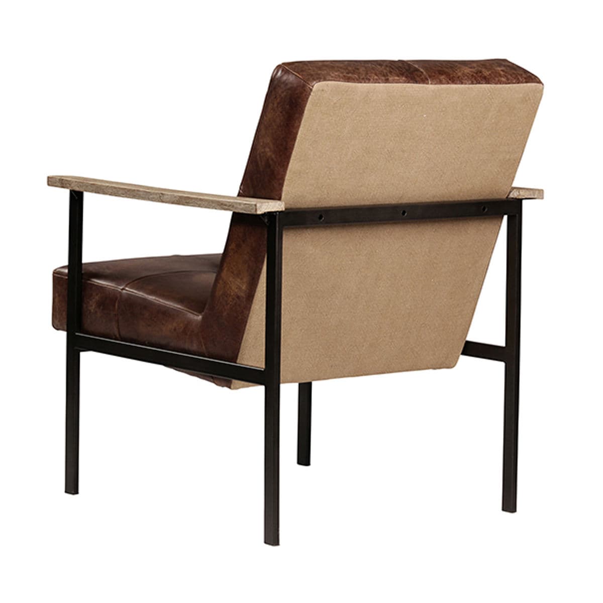 Jaxon Leather Arm Chair - Thumbnail 3