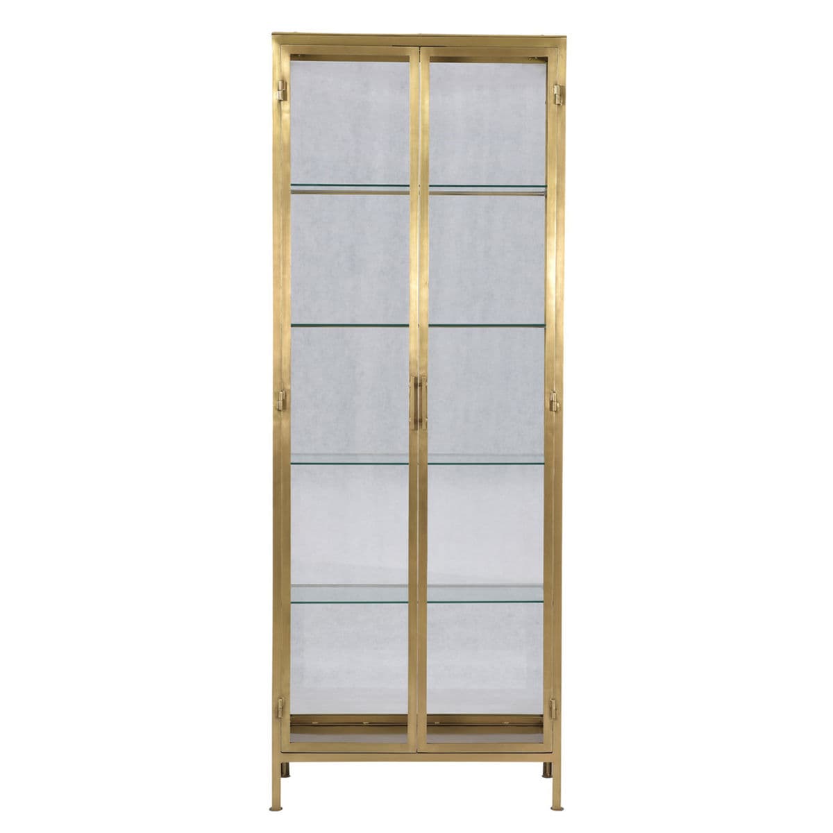 Brass & Glass Display Cabinet - Thumbnail 3