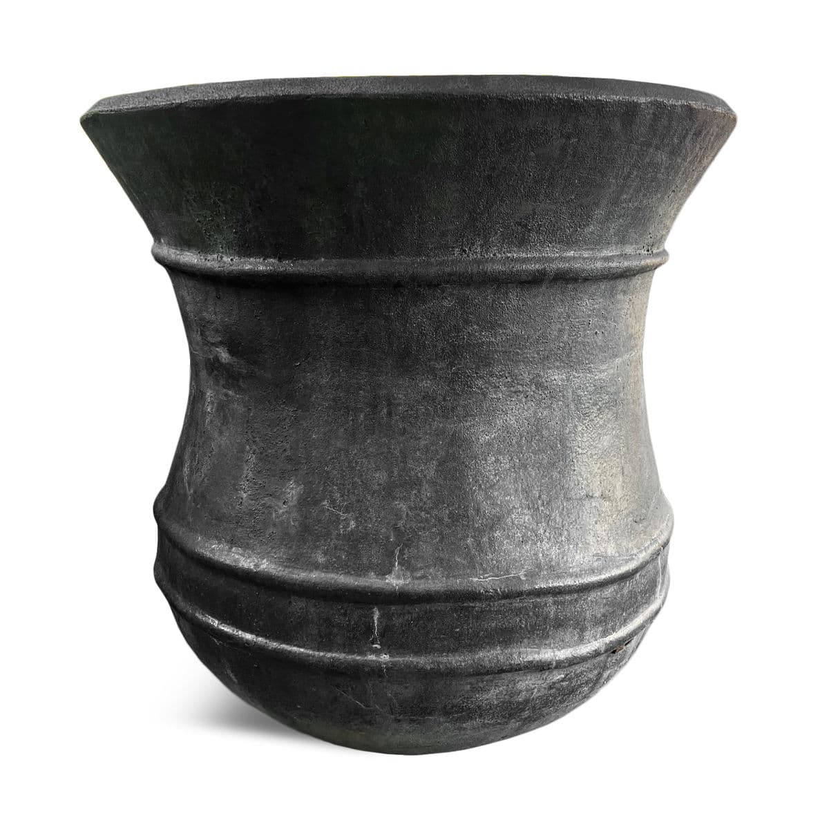 Bell Black Earth Ware Planter Pot Large - Thumbnail 3