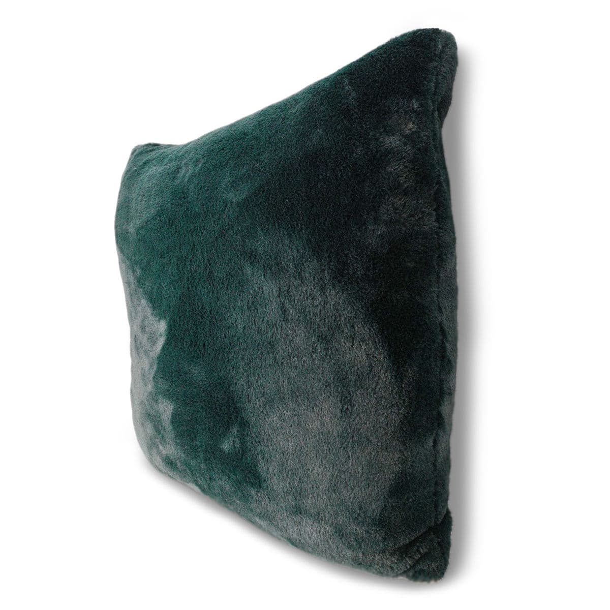 Green Forest Faux Fur Pillow 26" - Thumbnail 3