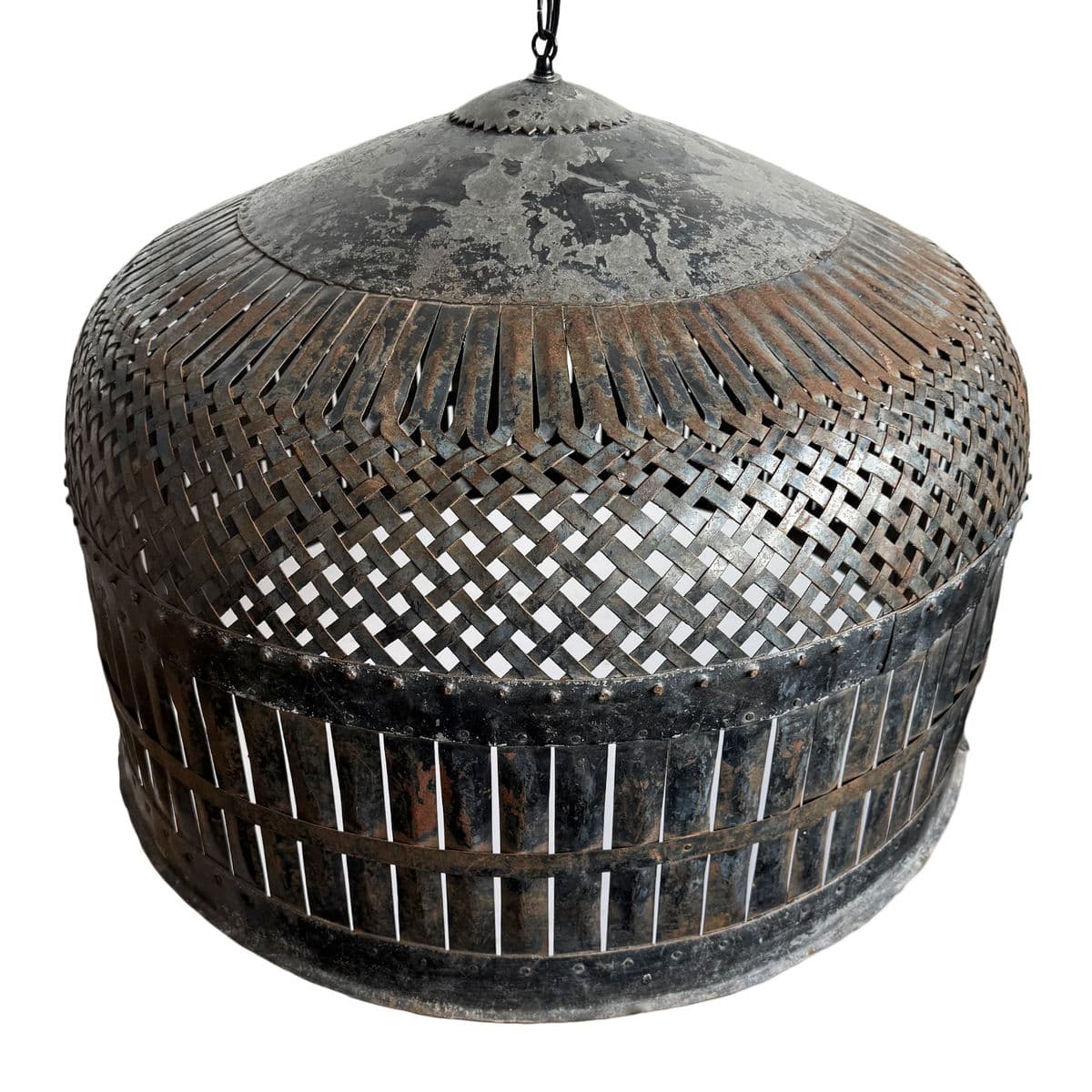Vintage Iron Cage Pendant Light - Thumbnail 3