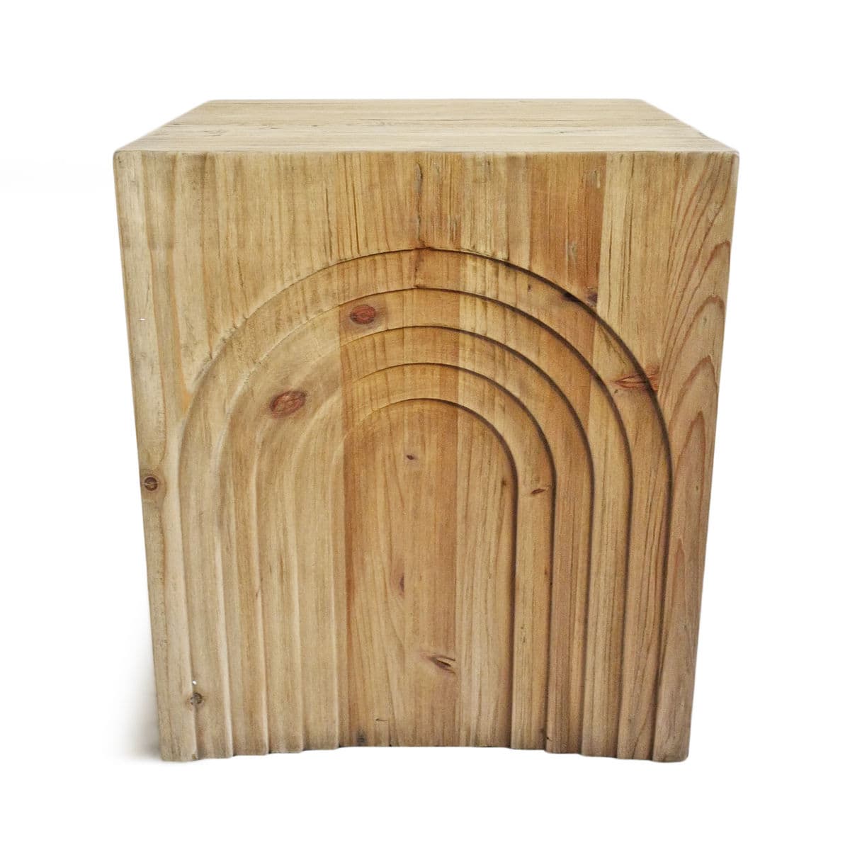 Mod Rainbow Wood Block Side Table - Thumbnail 3