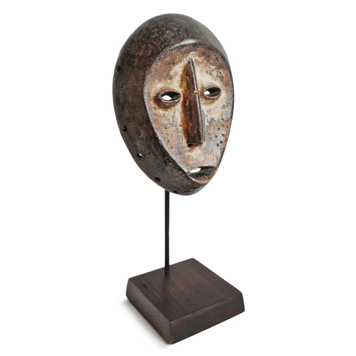 Vintage Lega Mask on Stand - Thumbnail 3