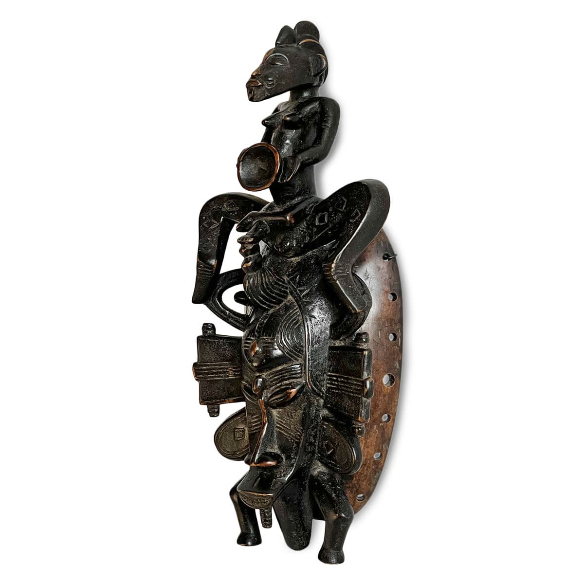 Vintage Senufo Kpelie Mask - Thumbnail 3