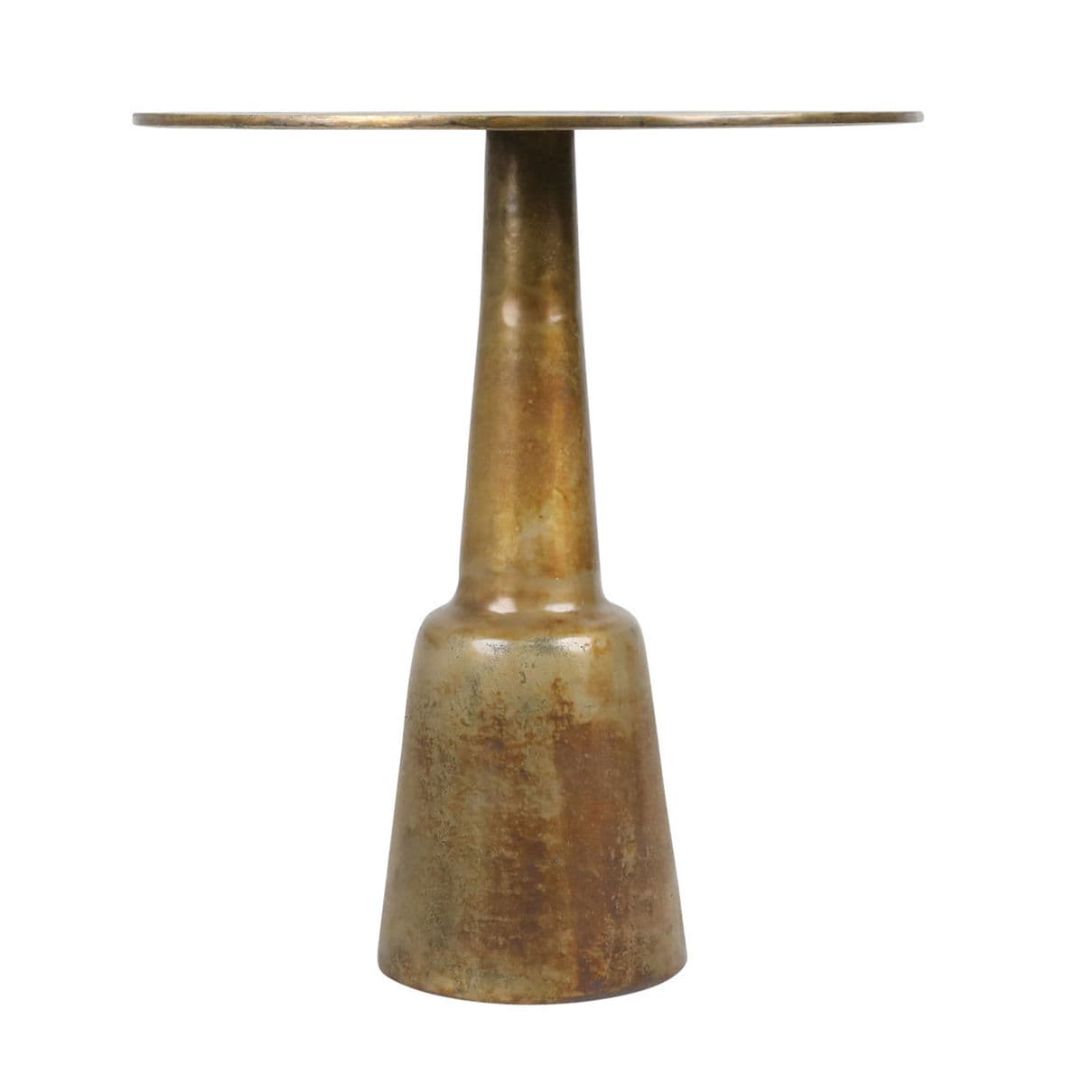 Brass Finish Round Counter Table - Thumbnail 3