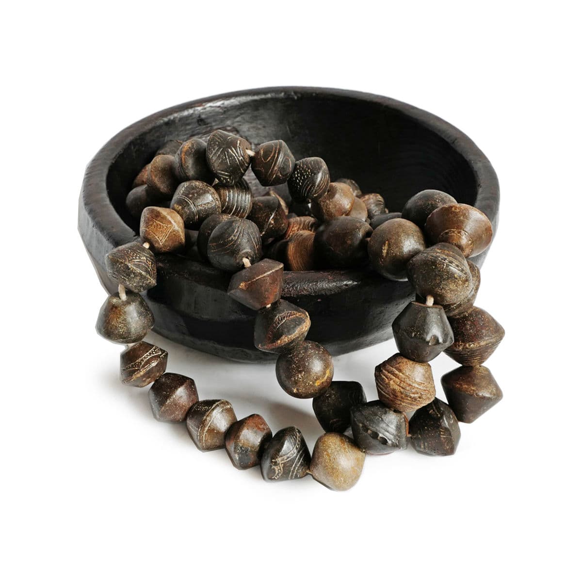 Antique Baule Terra Cotta Beads - Thumbnail 3