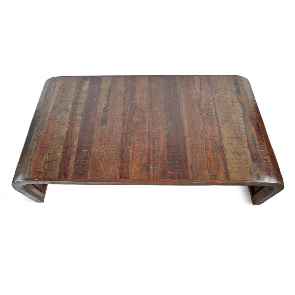 Salvage Wood Waterfall Coffee Table - Thumbnail 3