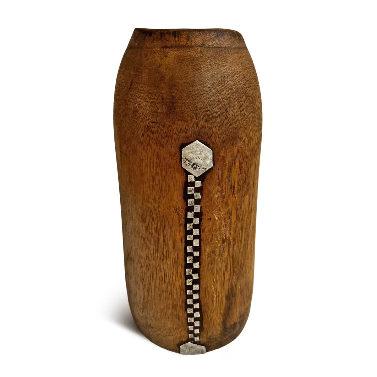 Vintage Tutsi Wood Pot - Thumbnail 3