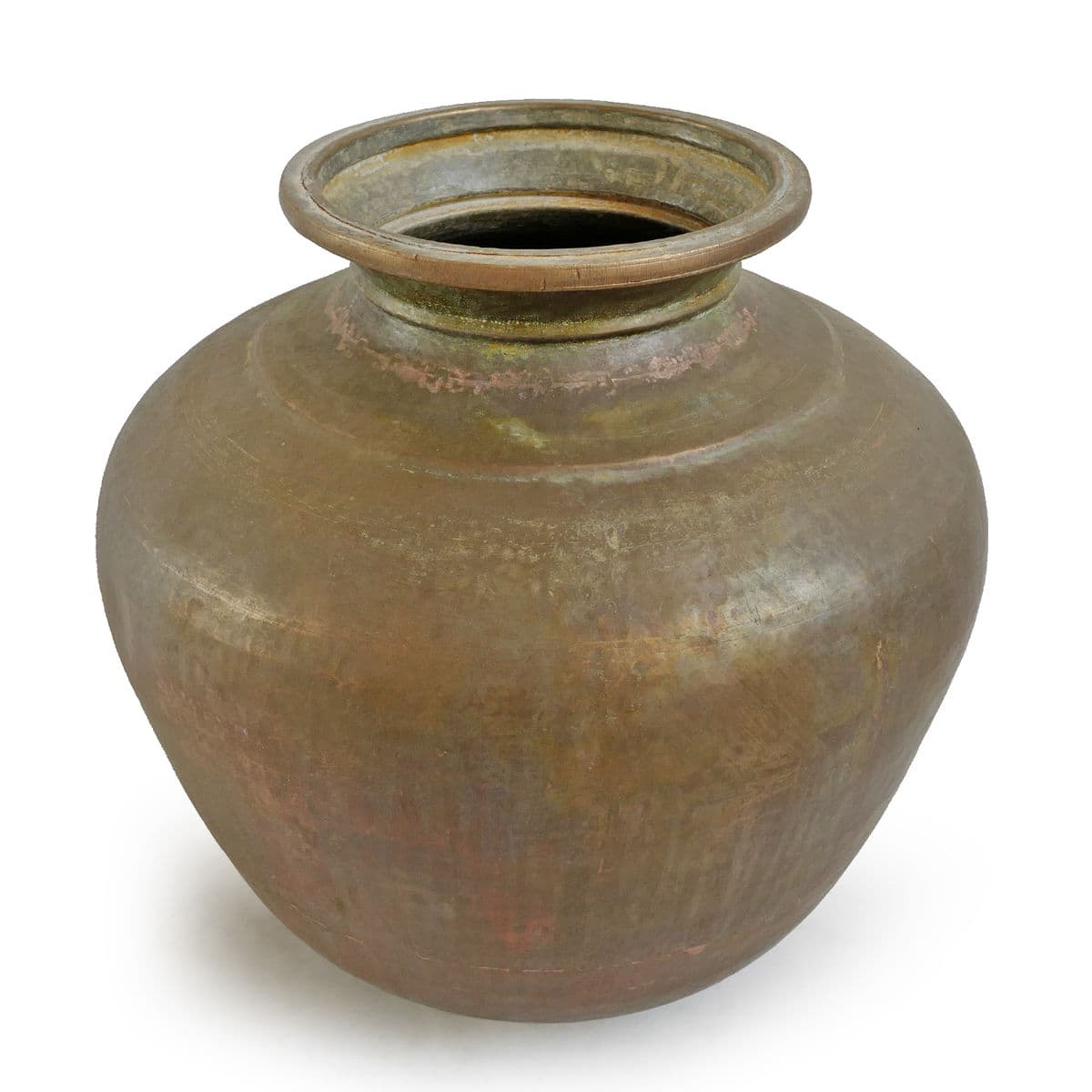 Vintage Brass Pot - Thumbnail 3