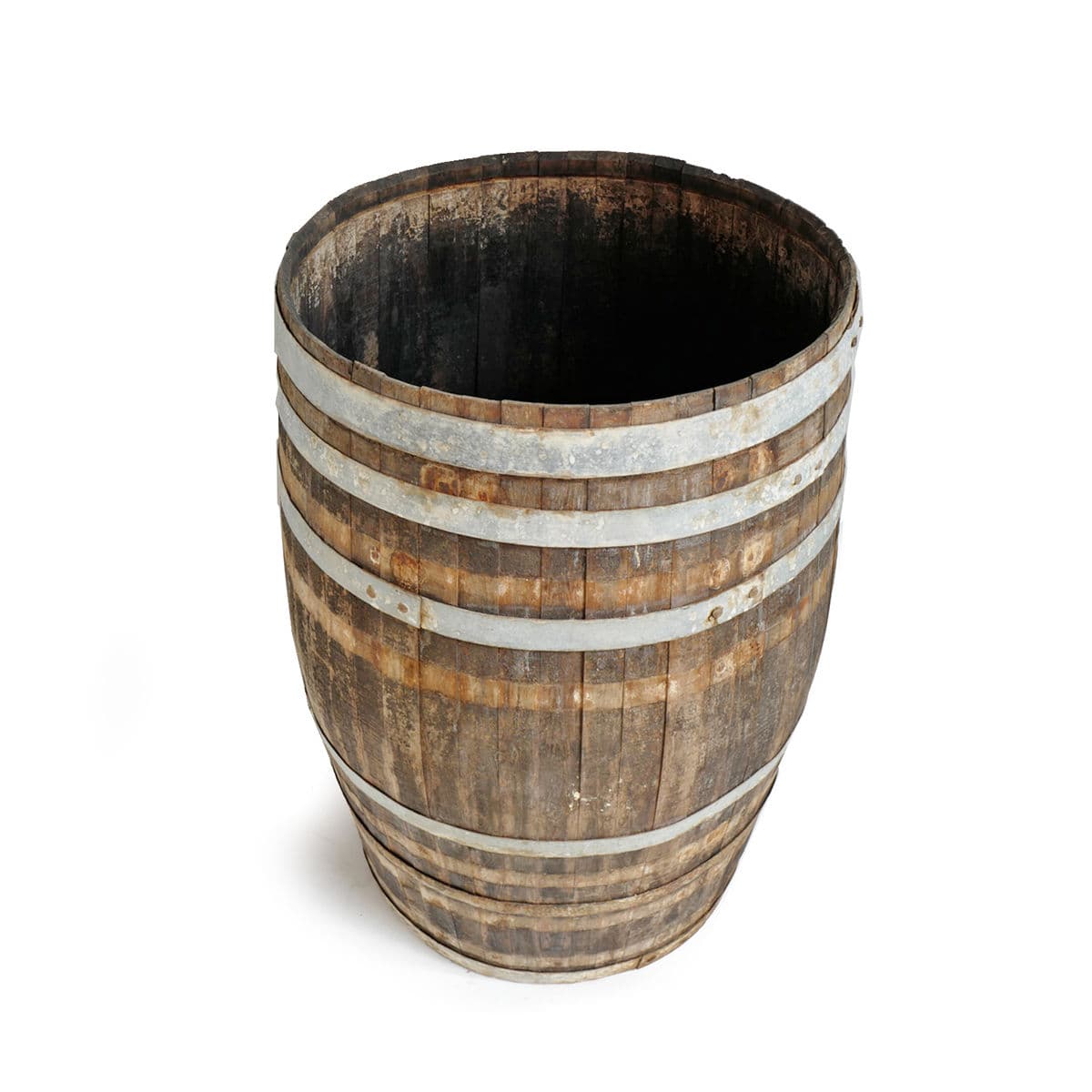 Vintage Wood & Iron Barrel - Thumbnail 3