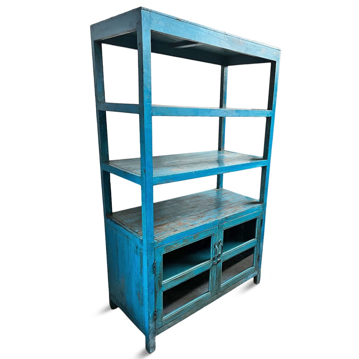 Vintage Cobalt Blue Shelf Cabinet - Thumbnail 3