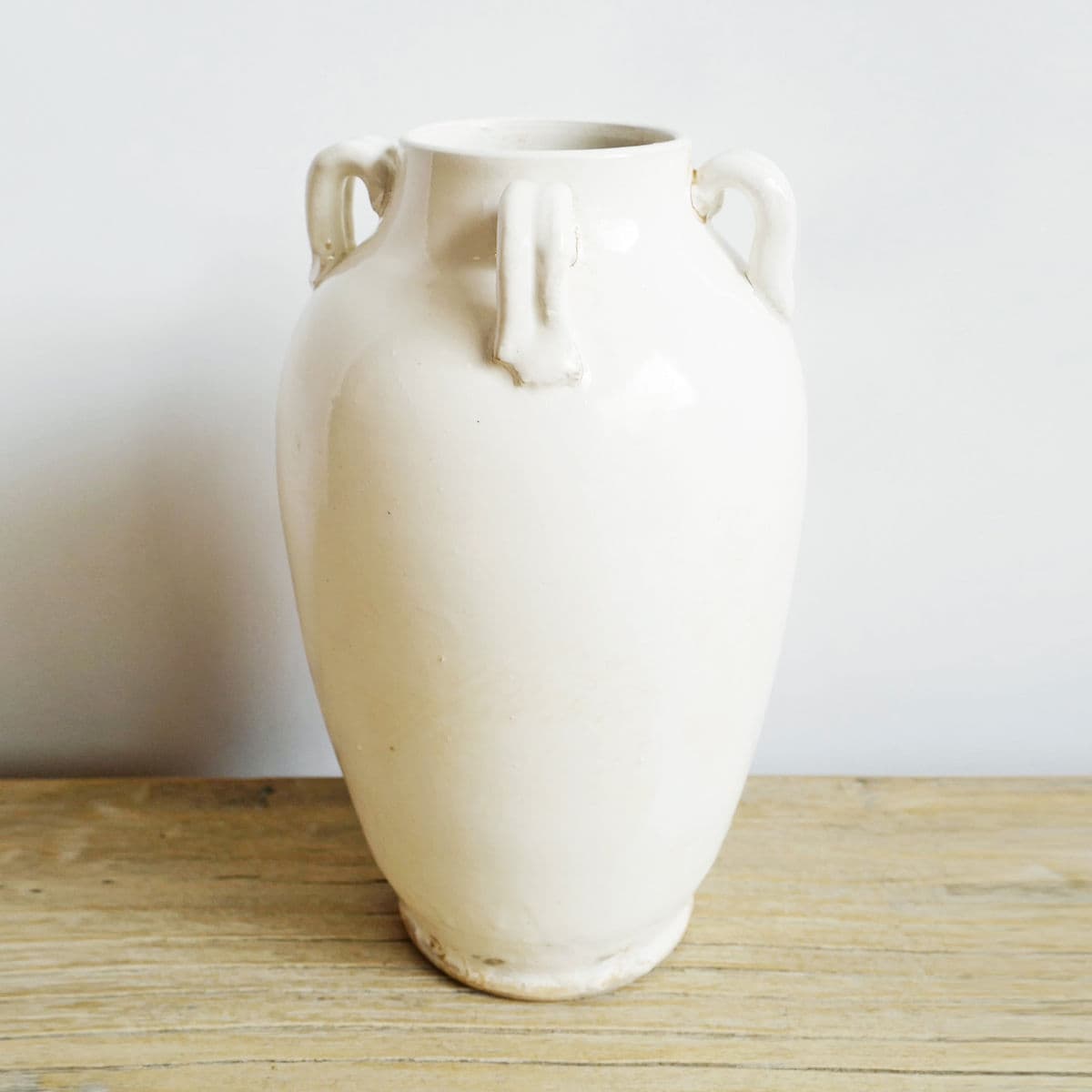 White Ceramic Milk Pottery - Thumbnail 3