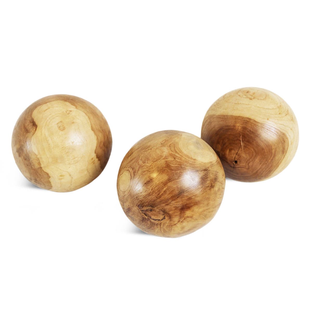 Polished Teak Root Sphere Art - Thumbnail 3