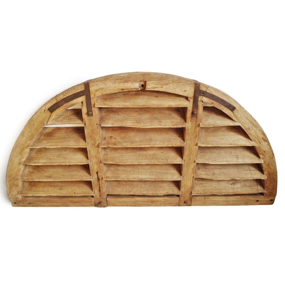 Large Teak Wood Arched Vent - Thumbnail 3