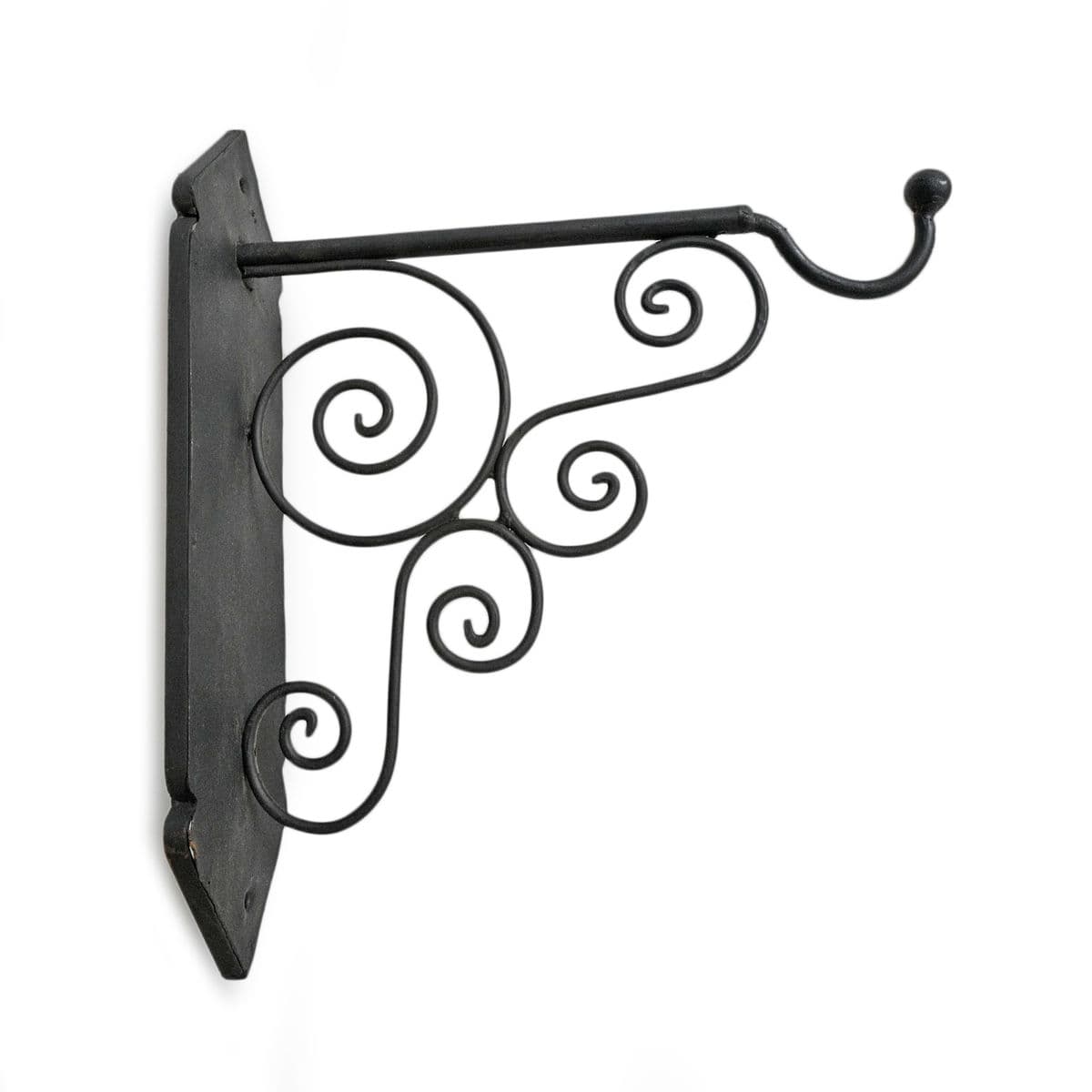 Iron Black Scroll Wall Bracket - Thumbnail 3