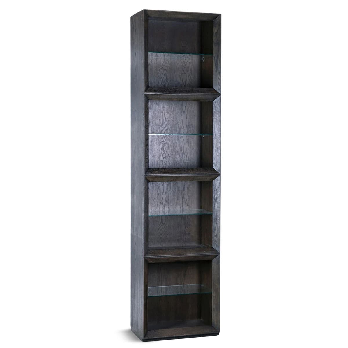 Narrow Ebony & Espresso Display Shelf - Thumbnail 3